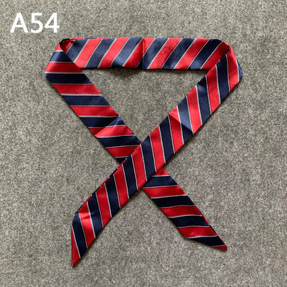 Chique Zijde Sjaal voor Vrouwen - Veelzijdige 4x100cm Strik voor Haar, Tassen en Accessoires!