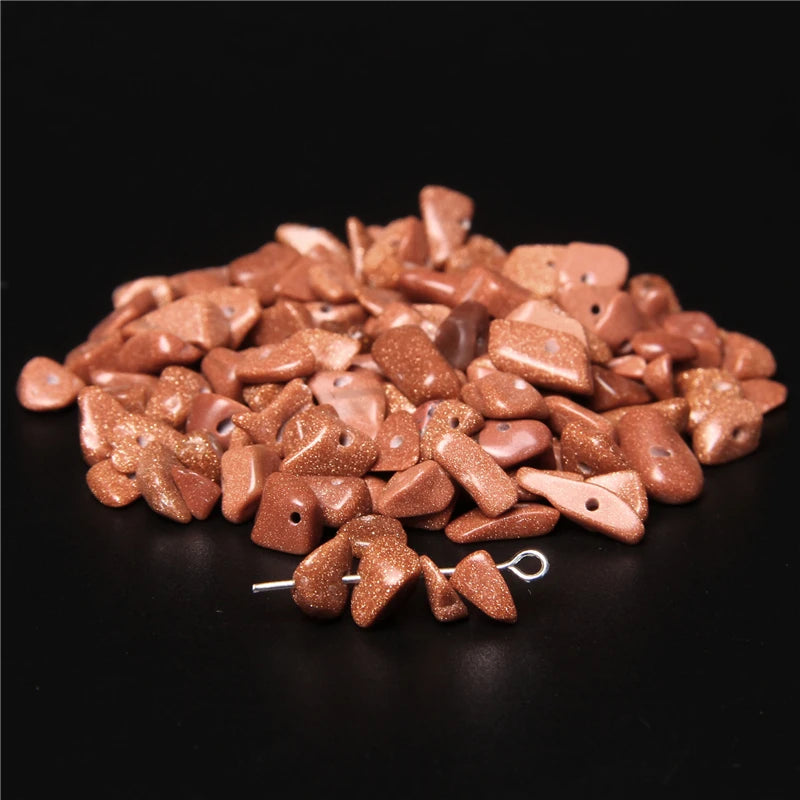 Natural Rose Quartz Chip Beads 5-8mm Irregular Stone Strand 15.5 Inch for Jewelry Making DIY Bracelet Necklace Supplies