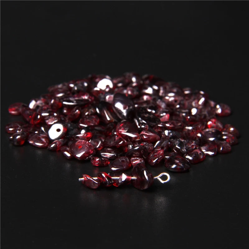 Natural Rose Quartz Chip Beads 5-8mm Irregular Stone Strand 15.5 Inch for Jewelry Making DIY Bracelet Necklace Supplies