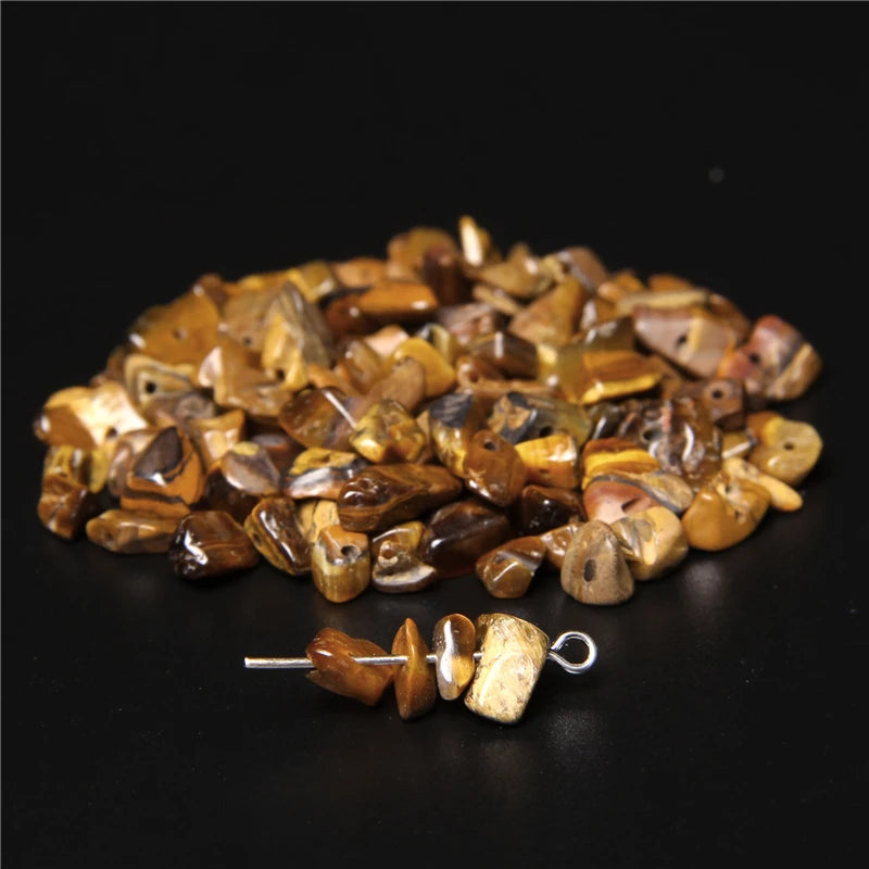 Natural Rose Quartz Chip Beads 5-8mm Irregular Stone Strand 15.5 Inch for Jewelry Making DIY Bracelet Necklace Supplies