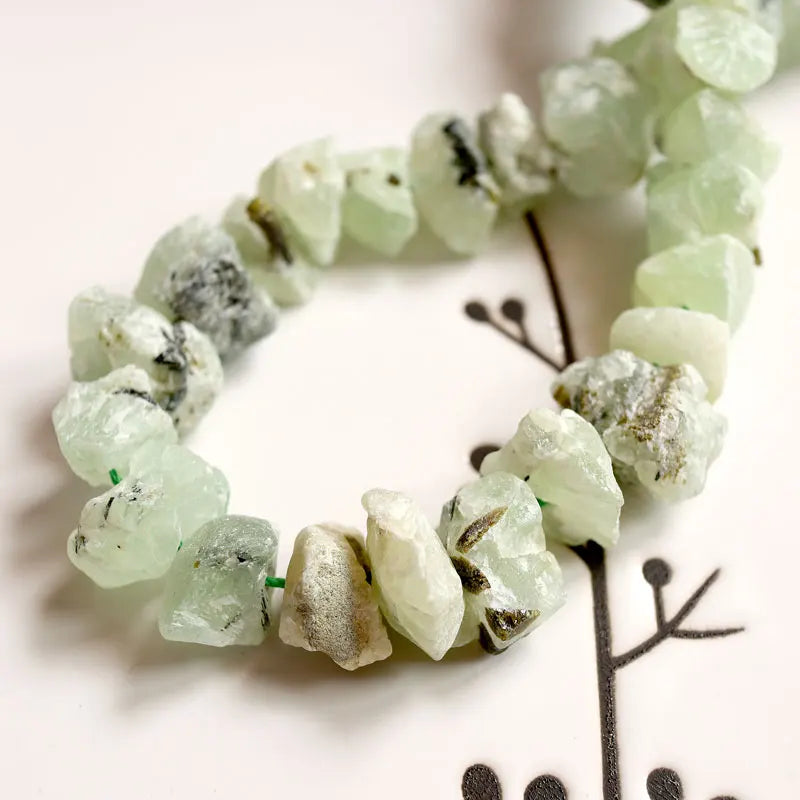 Natural Fluorite Amethyst Quartz Nugget Beads 7 Inch Half Strand Raw Gemstone Chips for Jewelry Making DIY Bracelet Supplies