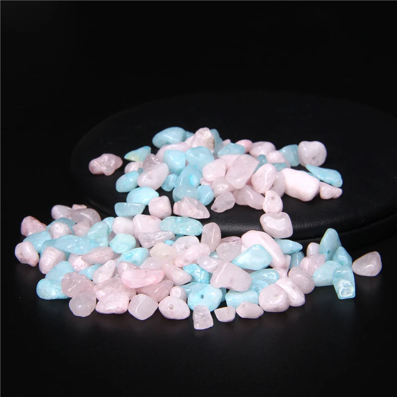 Natural Rose Quartz Chip Beads 5-8mm Irregular Stone Strand 15.5 Inch for Jewelry Making DIY Bracelet Necklace Supplies