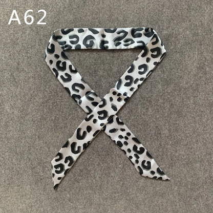 Chique Zijde Sjaal voor Vrouwen - Veelzijdige 4x100cm Strik voor Haar, Tassen en Accessoires!