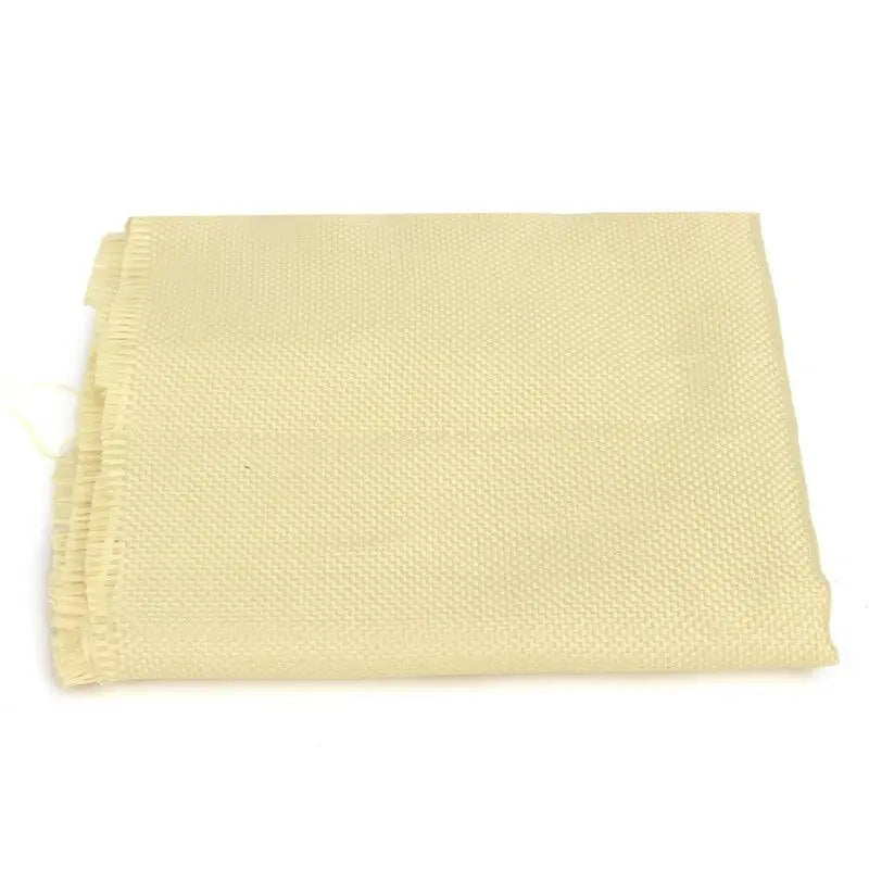 Aramid Fiber Fabric 200gsm Yellow Plain Weave 100x30cm Heat Resistant Industrial Sewing Cloth