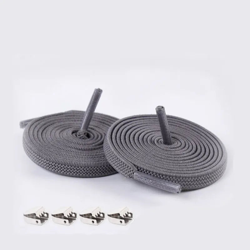 Elastische veters zonder knopen voor moeiteloze buitensneakers - Snelle en veilige pasvorm voor kinderen en volwassenen! Ideale luie veters voor iedereen!