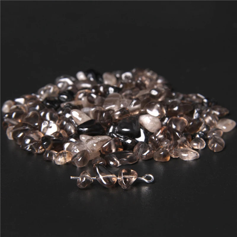 Natural Rose Quartz Chip Beads 5-8mm Irregular Stone Strand 15.5 Inch for Jewelry Making DIY Bracelet Necklace Supplies