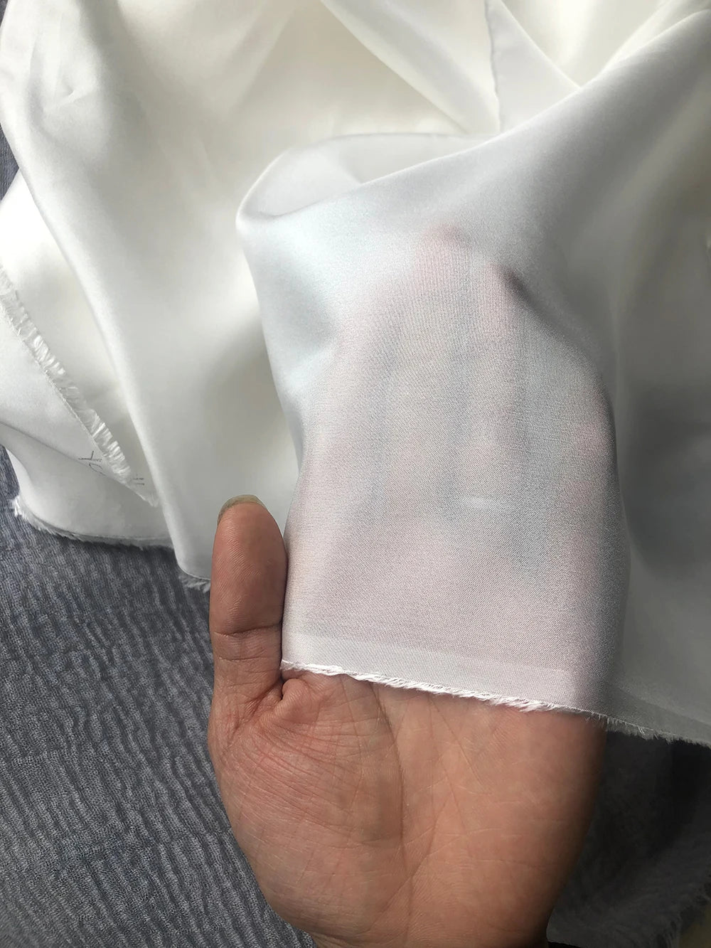 Natural White Undyed Silk Habutai Fabric 8 10 Momme Pure Mulberry Silk Lining for Dress Scarf DIY Painting Sewing