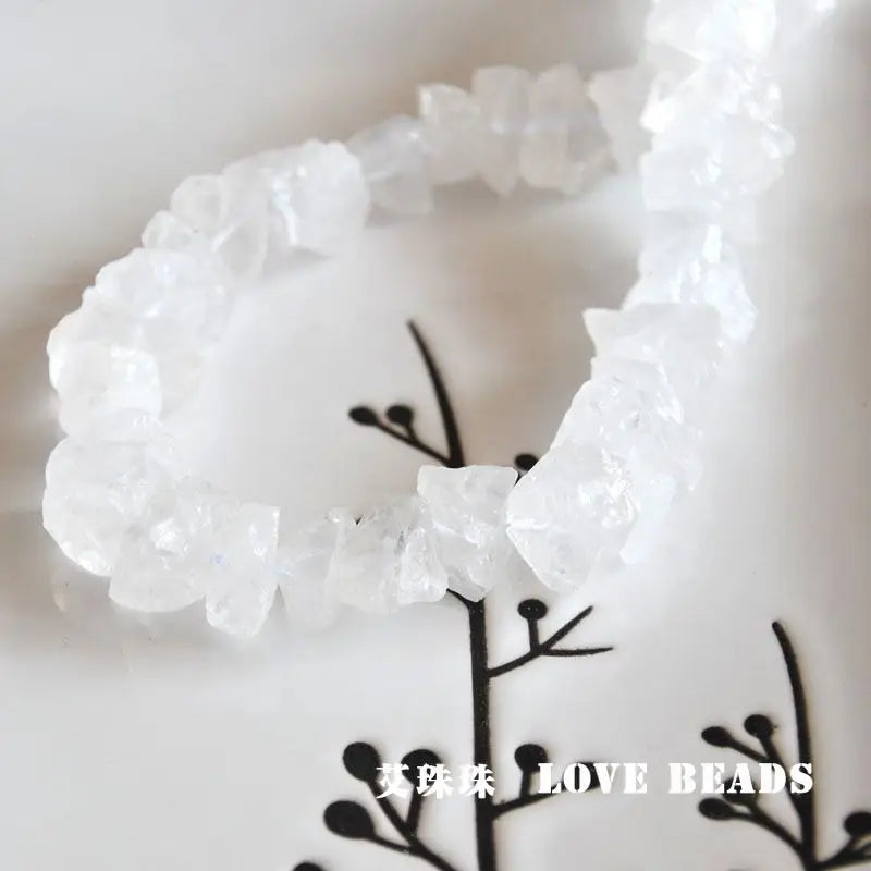 Natural Fluorite Amethyst Quartz Nugget Beads 7 Inch Half Strand Raw Gemstone Chips for Jewelry Making DIY Bracelet Supplies