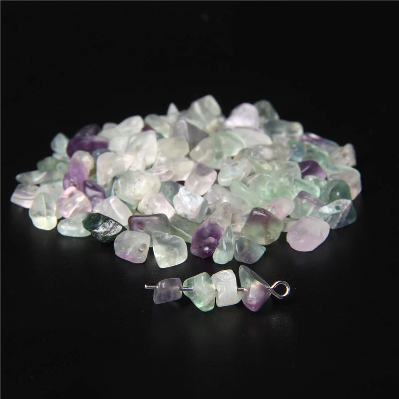 Natural Rose Quartz Chip Beads 5-8mm Irregular Stone Strand 15.5 Inch for Jewelry Making DIY Bracelet Necklace Supplies