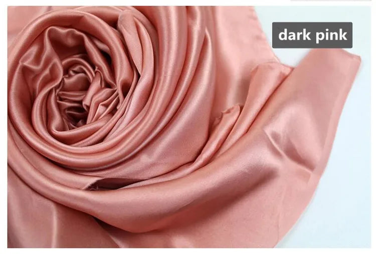 100% Mulberry Silk Fabric 114cm Wide Plain Dyed Solid Color Silk for Dresses Scarves Sewing by Meter