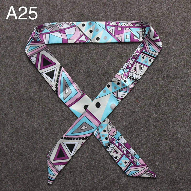 Chique Zijde Sjaal voor Vrouwen - Veelzijdige 4x100cm Strik voor Haar, Tassen en Accessoires!