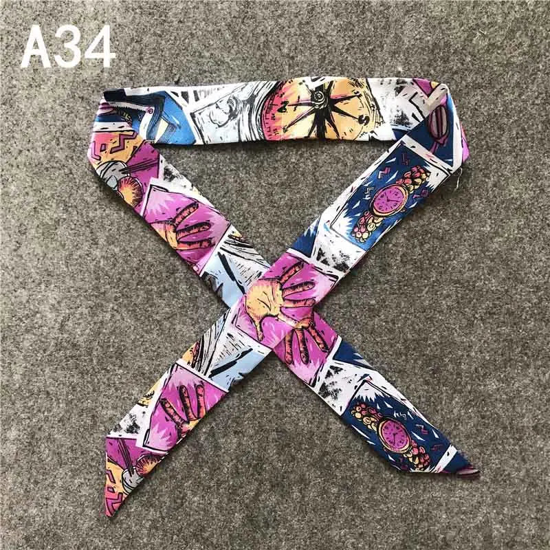 Chique Zijde Sjaal voor Vrouwen - Veelzijdige 4x100cm Strik voor Haar, Tassen en Accessoires!