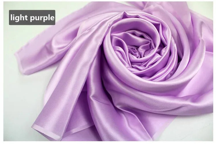 100% Mulberry Silk Fabric 114cm Wide Plain Dyed Solid Color Silk for Dresses Scarves Sewing by Meter