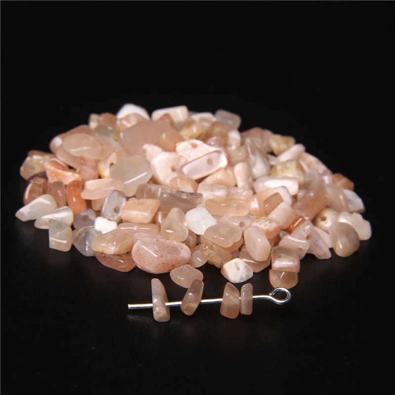 Natural Rose Quartz Chip Beads 5-8mm Irregular Stone Strand 15.5 Inch for Jewelry Making DIY Bracelet Necklace Supplies