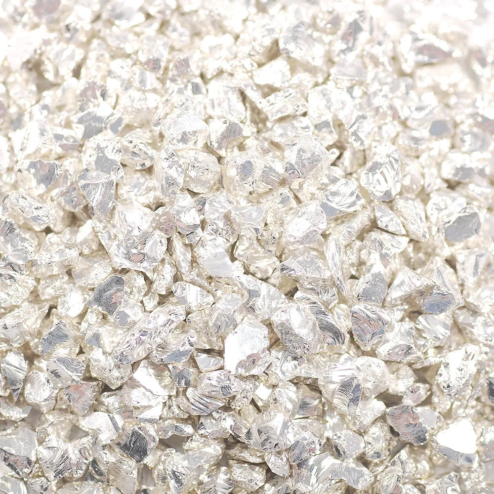 AB Clear Rhinestone Chips 4-6mm Glass Resin Inclusions 20g Iridescent Fake Gold Metallic Gems for Jewelry Making