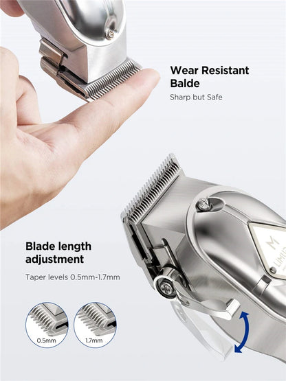 Professionele Limural Haarknippers voor Mannen - Compleet Haarsnit en Baardtrimset met Draadloze T-blade voor Nauwkeurige Verzorging