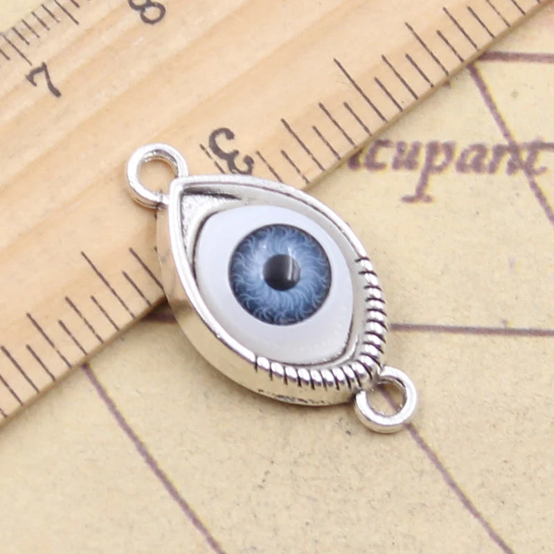 Evil Eye Charms for Jewelry Making Antique Zinc Alloy Pendants DIY Bracelets Necklaces Craft Supplies