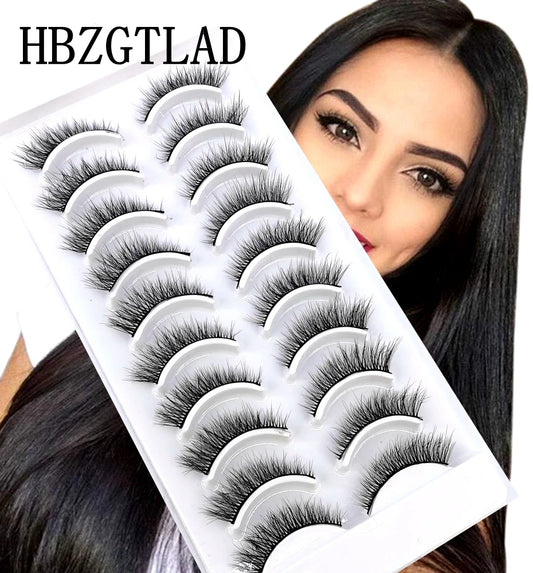 Verbluffende 3D Mink Nepwimpers - 41 Prachtige Stijlen, 10 Pairs voor Gorgeous Ooglooks! Perfect Make-upset voor Weelderige, Lange Wimpers!