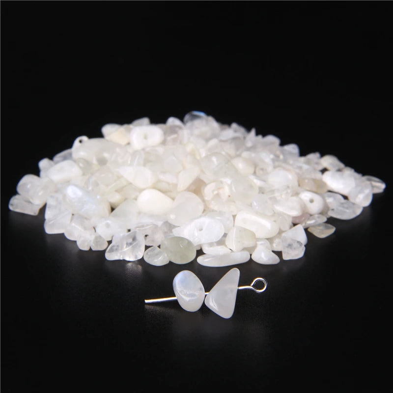Natural Rose Quartz Chip Beads 5-8mm Irregular Stone Strand 15.5 Inch for Jewelry Making DIY Bracelet Necklace Supplies
