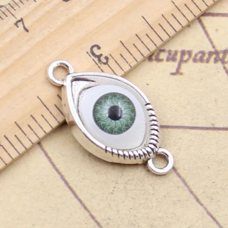 Evil Eye Charms for Jewelry Making Antique Zinc Alloy Pendants DIY Bracelets Necklaces Craft Supplies