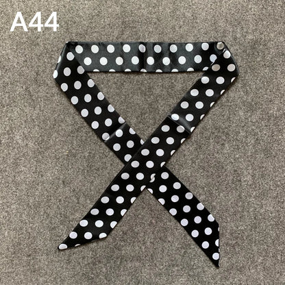 Chique Zijde Sjaal voor Vrouwen - Veelzijdige 4x100cm Strik voor Haar, Tassen en Accessoires!