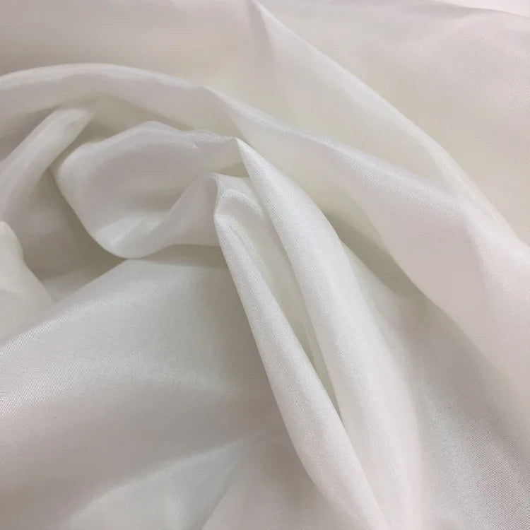 Natural White Undyed Silk Habutai Fabric 8 10 Momme Pure Mulberry Silk Lining for Dress Scarf DIY Painting Sewing