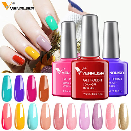 Premium Venalisa Gel Nagellak - Levendige Kleur, Soak Off, UV/LED, Langdurige Lak voor een Onverslaanbare Prijs!