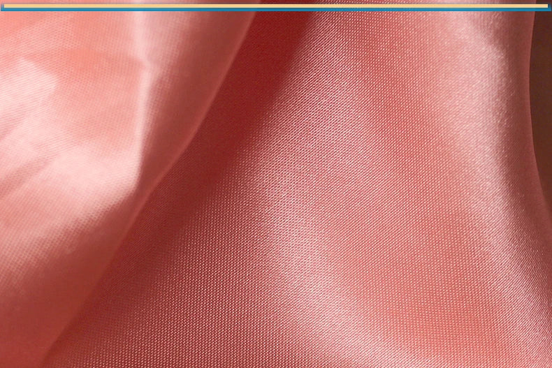 Polyester Satin Fabric Solid Color Faux Silk for Sewing Doll Dress Gift Box Lining DIY Craft Fabric
