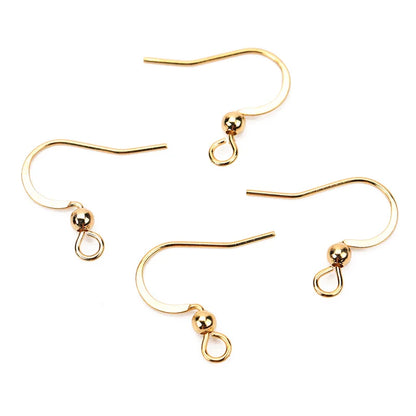 50 Premium Gouden Verstevigde Roestvrijstalen Hypoallergene Oorringen - Perfect voor DIY Sieraadcreaties (17*20mm)