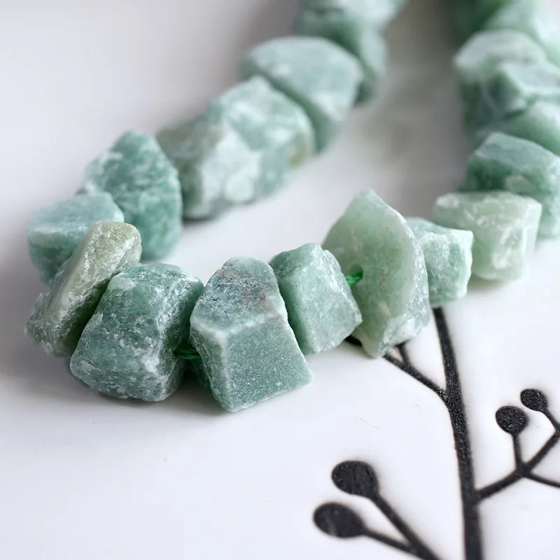 Natural Fluorite Amethyst Quartz Nugget Beads 7 Inch Half Strand Raw Gemstone Chips for Jewelry Making DIY Bracelet Supplies