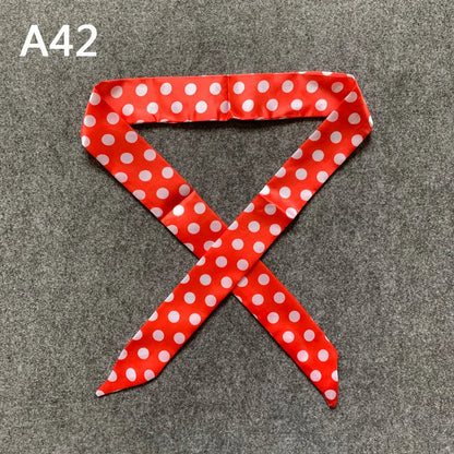 Chique Zijde Sjaal voor Vrouwen - Veelzijdige 4x100cm Strik voor Haar, Tassen en Accessoires!