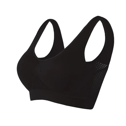 Ultieme Comfort S-6XL Hol Uit Vrouwen Sportbeha - Stijlvolle Fitness Yoga Hardloop Vest met Gevoerde Crop Top Ontwerp, Geen Draad voor Maximale Beweging