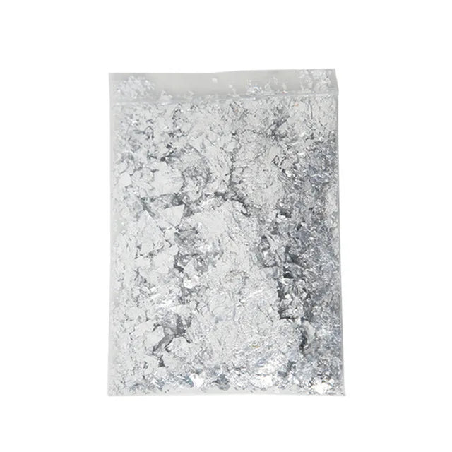 Gold Silver Rose Gold Leaf Flakes for Candles | Decorative Metal Foil | Candle Making Supplies for Wax & Resin
