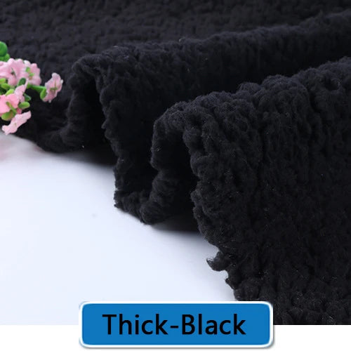 Lamb Velvet Fabric Thick Winter Plush Super Soft Teddy Fabric Sewing Material for Coats Jackets Blankets DIY