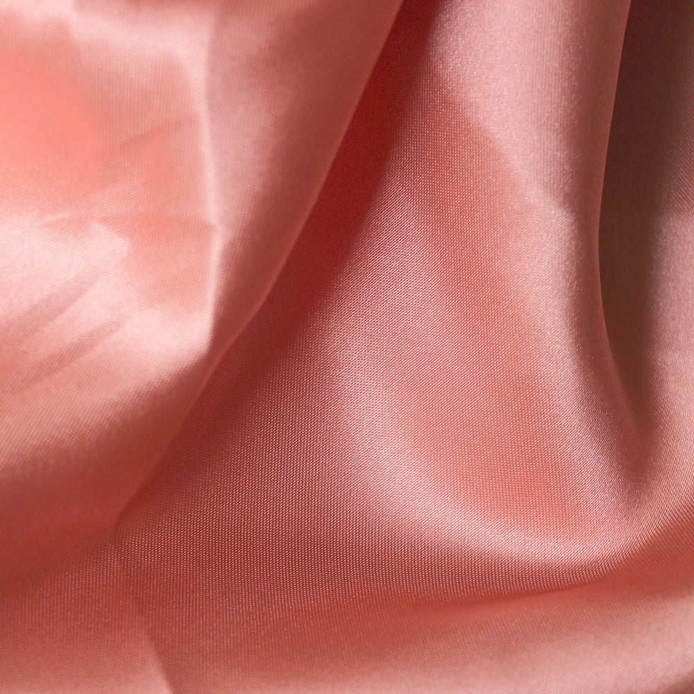Polyester Satin Fabric Solid Color Faux Silk for Sewing Doll Dress Gift Box Lining DIY Craft Fabric