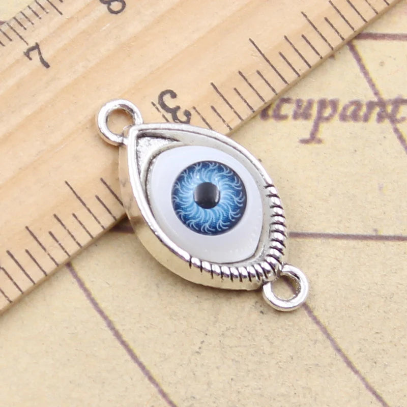 Evil Eye Charms for Jewelry Making Antique Zinc Alloy Pendants DIY Bracelets Necklaces Craft Supplies