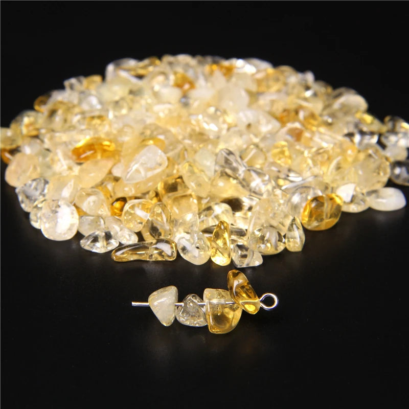 Natural Rose Quartz Chip Beads 5-8mm Irregular Stone Strand 15.5 Inch for Jewelry Making DIY Bracelet Necklace Supplies