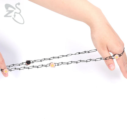 12-delige Retro-geïnspireerde Stretch Choker Ketting Set voor Dames - Stijlvolle Punk Gothic Elastische Kettingen voor Meisjes en Vrouwen
