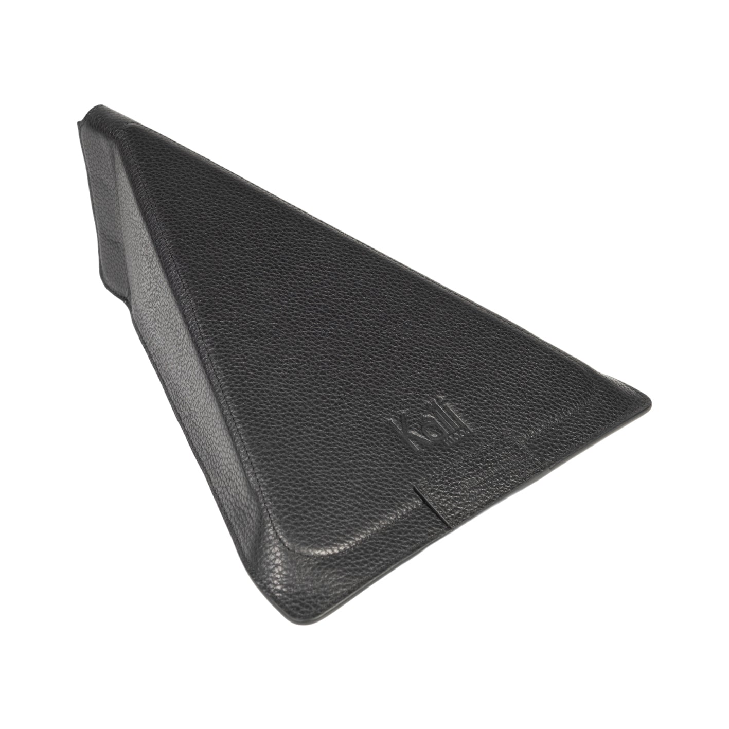 K0031AB | Modular Tablet Case/Support in Genuine Leather, full grain, dollar grain. Black colour. Closure with magnets. Dimensions: 22 x 31 cm. Packaging: TNT bag-2