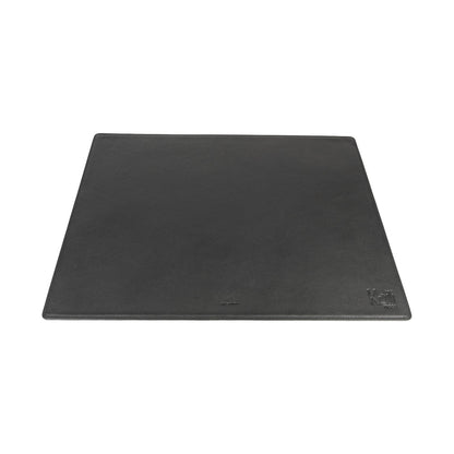 K0044AB | Desk Pad in Genuine Full Grain Leather with Dollar Grain - Black Color - Dimensions: 50 x 37 x 0.5 cm - Packaging: Black Cardboard Envelope-0