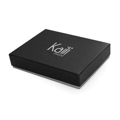 K10838AB | Women's Wallets in Saffiano Genuine Leather. Black colour. 6 credit card slots. Dimensions when closed: 18.5 x 10 x 2.5 cm. Packaging: Rigid bottom/lid gift box-3