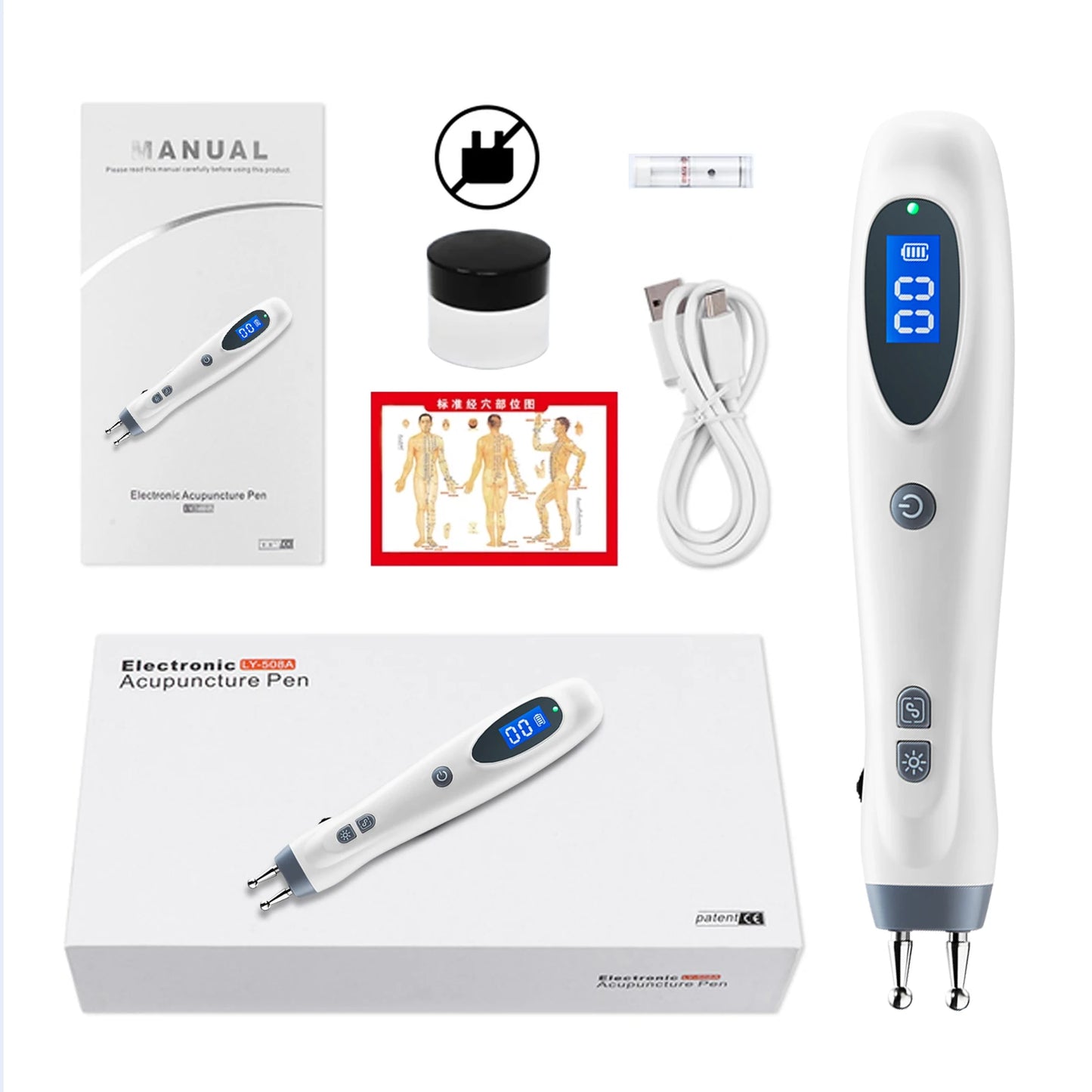 Leawell Elektronische Massagepen – Ontspanning & Comfort voor Thuis of op Kantoor