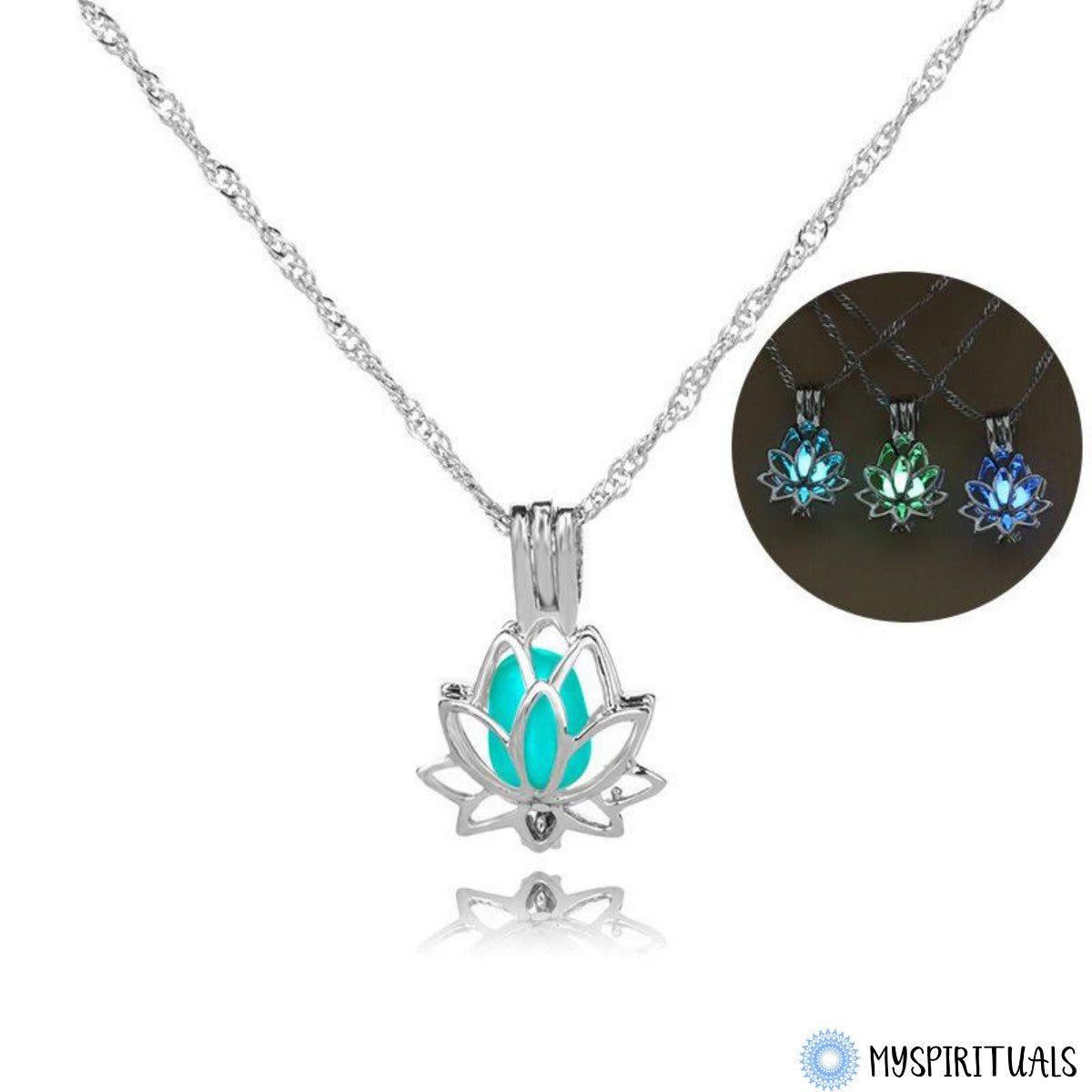 Stralende Lotus Ketting - Verlicht Je Stijl!