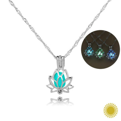 Stralende Lotus Ketting - Verlicht Je Stijl!