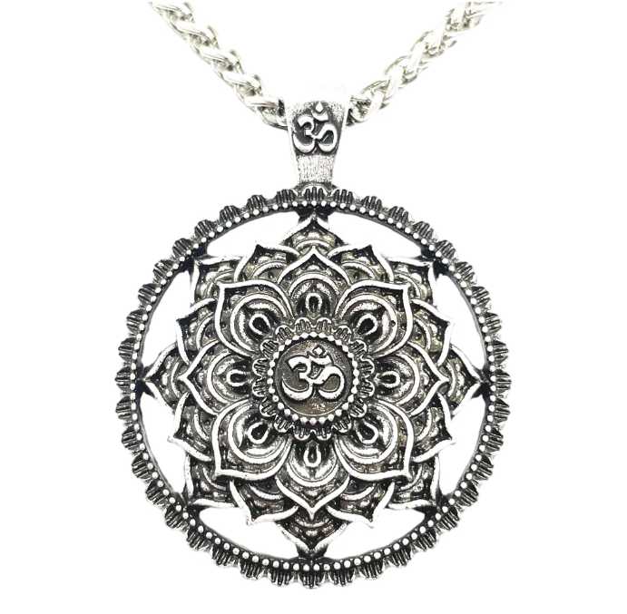 Charmante Lotus Mandala Ketting