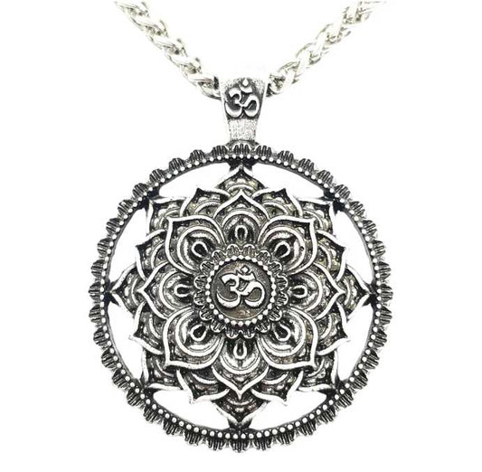 Charmante Lotus Mandala Ketting