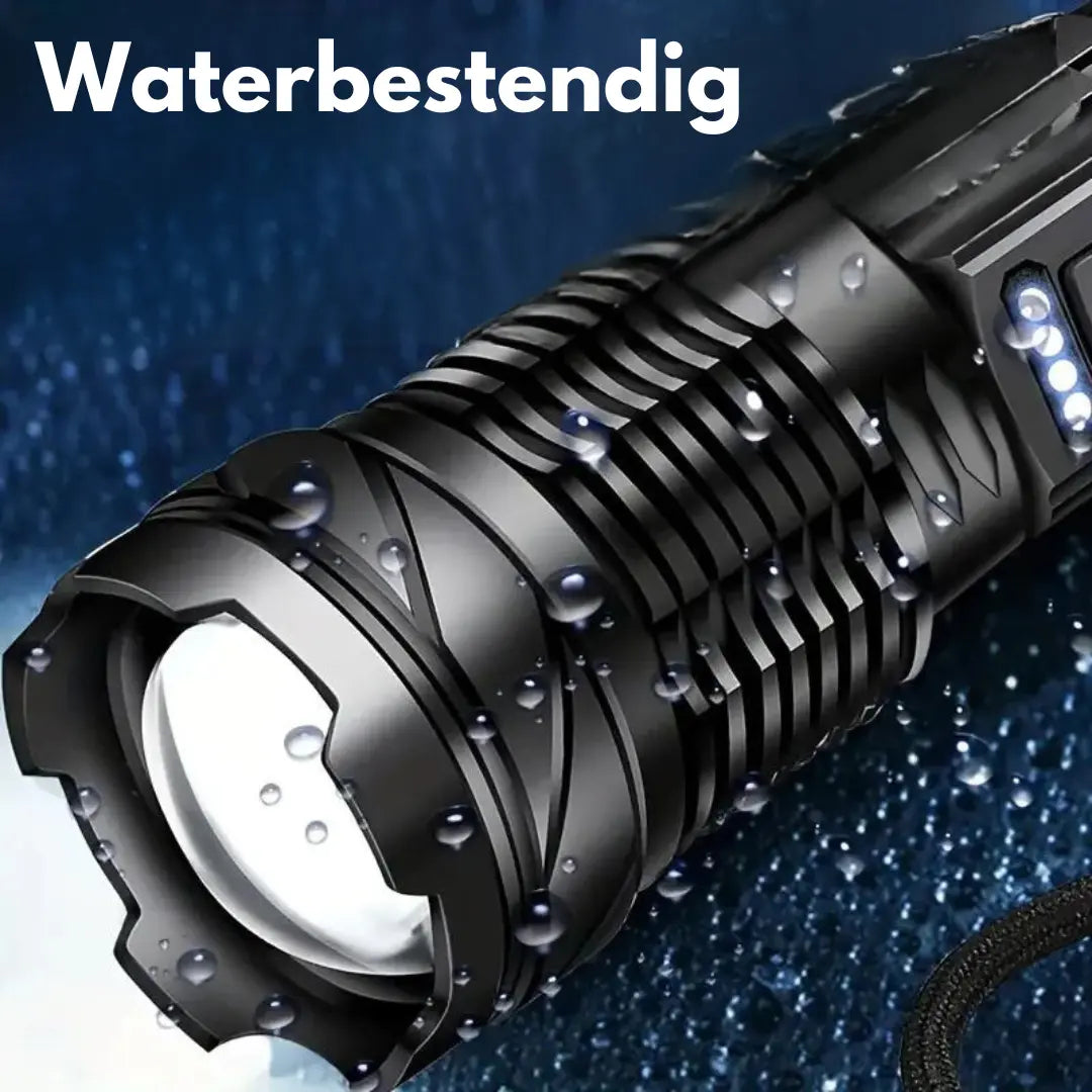 OutdoorHaven Tactische Zaklamp - Krachtige 5000 Lumen Helderheid