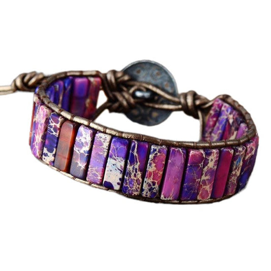 Exquisite Handcrafted Purple Jasper Gemstone