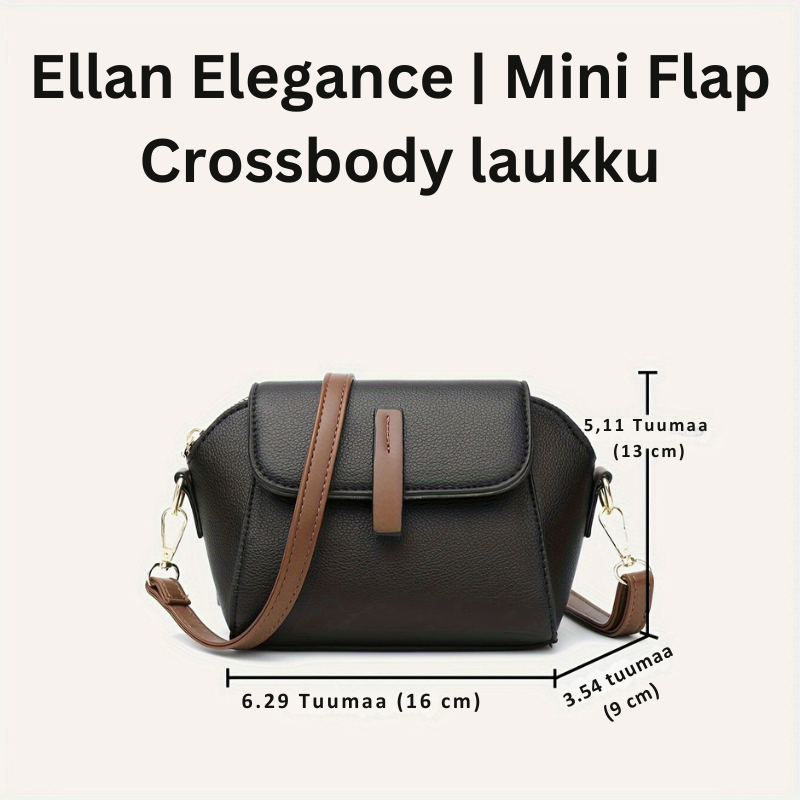 Ellan Eleganssi | Stijlvolle Mini Flap Schoudertas