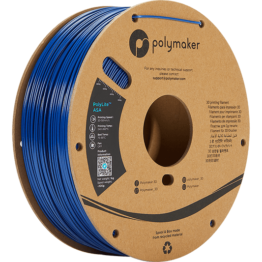 Polymaker PolyLite ASA Filament Blauw 1,75mm 1KG